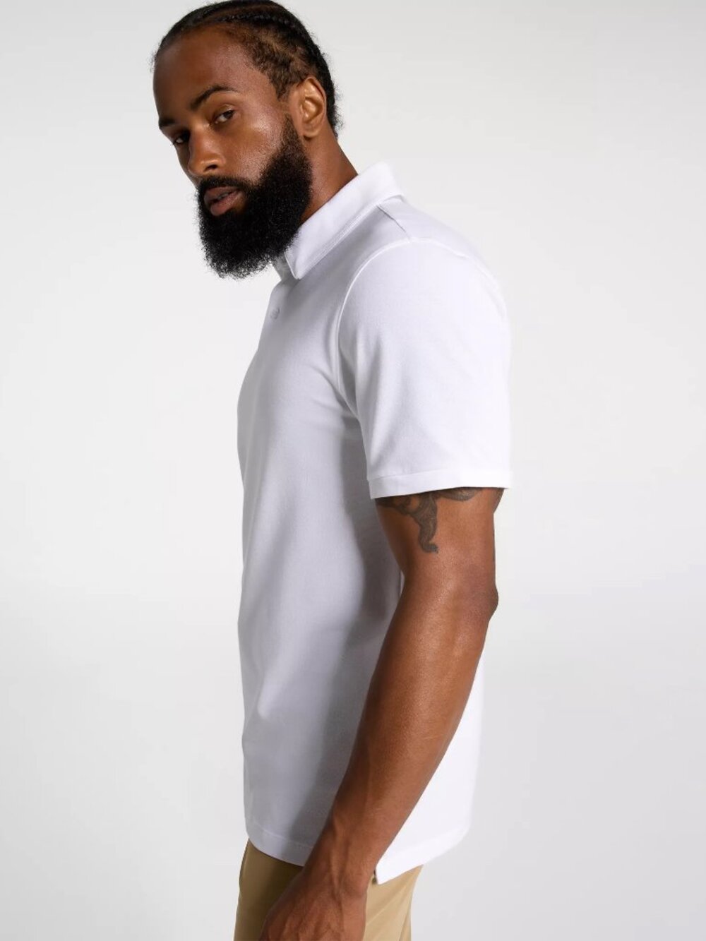 VRST Men's Short Sleeve Piping Club Polo - Picture 4 of 7